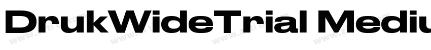 DrukWideTrial Medium字体转换